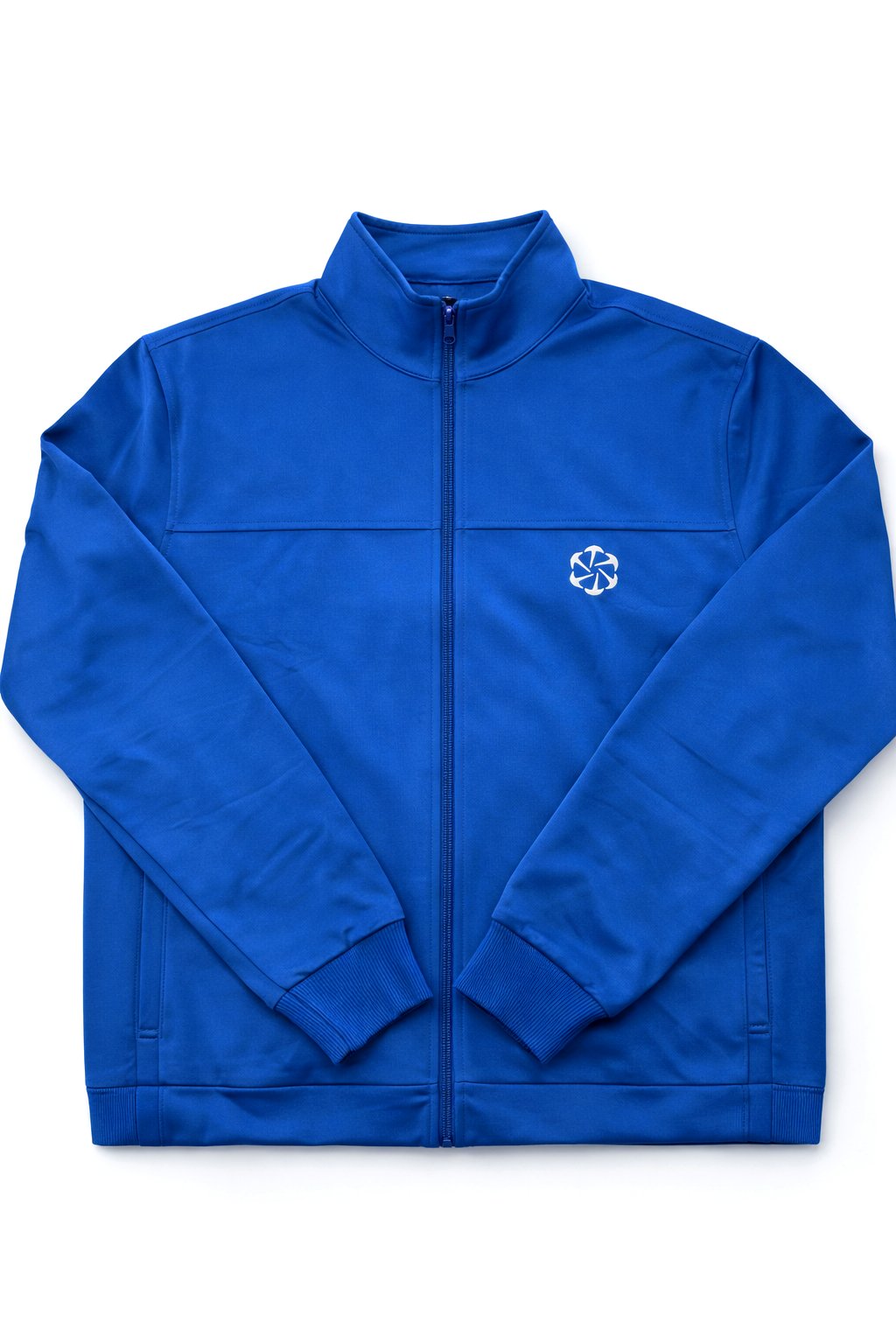 Custom Blue Zip-Up Jacket